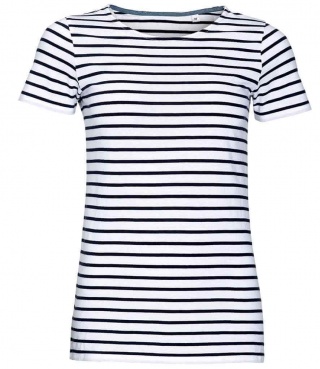 SOL'S 01399 Ladies Miles Striped T-Shirt